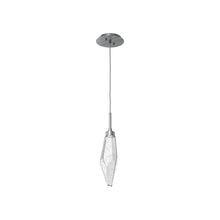 Load image into Gallery viewer, Rock Crystal LED Pendant Light in Gunmetal/Clear (Small).
