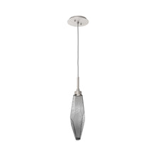 Load image into Gallery viewer, Rock Crystal LED Pendant Light in Beige Silver/Smoke (Medium).
