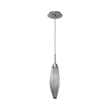 Load image into Gallery viewer, Rock Crystal LED Pendant Light in Gunmetal/Smoke (Medium).
