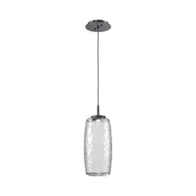 Load image into Gallery viewer, Vessel LED Pendant Light in Gunmetal/Clear.
