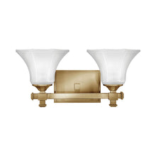 Load image into Gallery viewer, Abbie Bath Vanity Light in Brushed Caramel (2-Light).
