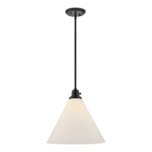 Load image into Gallery viewer, Arti Pendant Light in Black/Cased Opal (Large).
