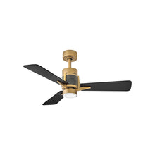 Load image into Gallery viewer, Atticus LED Ceiling Fan in Heritage Brass (42-Inch).

