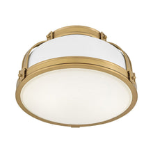 Load image into Gallery viewer, Barton Flush Mount Ceiling Light in Detail.
