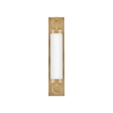 Load image into Gallery viewer, Baylor LED Bath Vanity Light in Heritage Brass (Medium).
