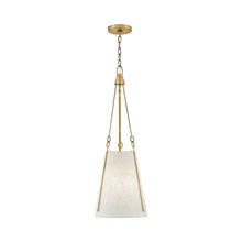 Load image into Gallery viewer, Danvers Pendant Light in Lacquered Dark Brass.

