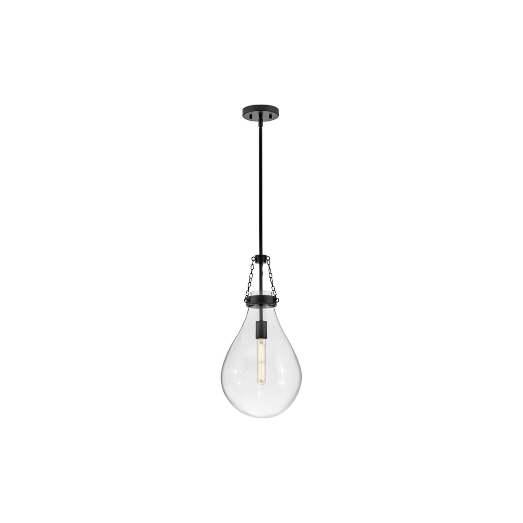 Eloise Pendant Light in Black (Small).