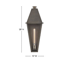 Load image into Gallery viewer, Endsley Outdoor Wall Light - line drawing.
