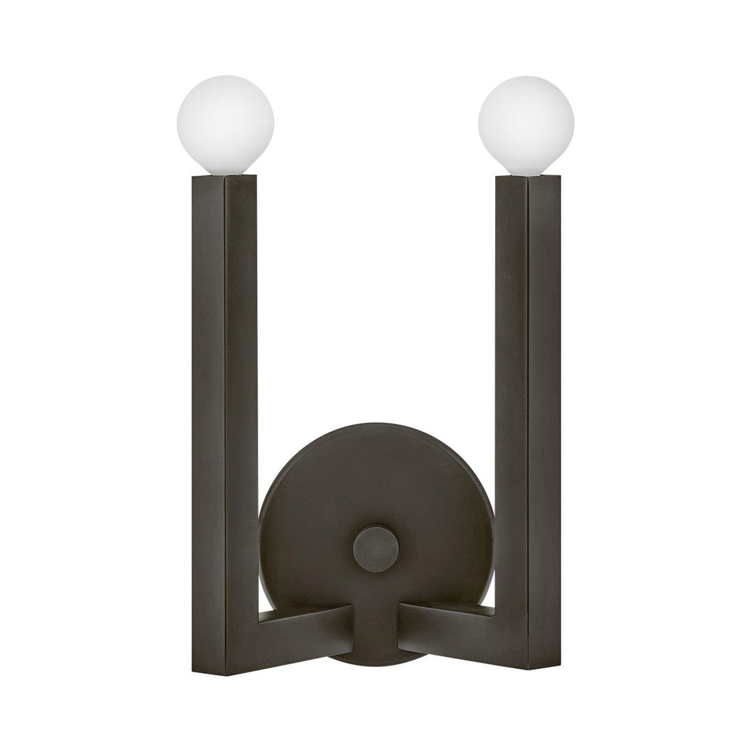 Ezra Wall Light in Black Oxide.