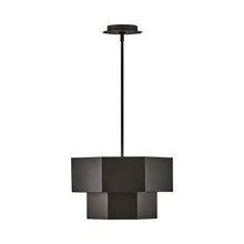 Load image into Gallery viewer, Facet Flush Mount Ceiling Light in Detail.
