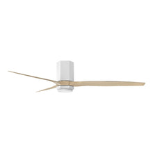 Load image into Gallery viewer, Facet LED Smart Ceiling Fan in Matte White (60-Inch).
