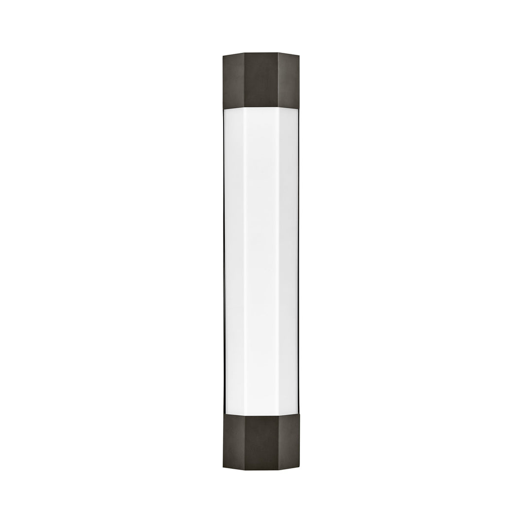 Facet LED Wall Light in Black Oxide.