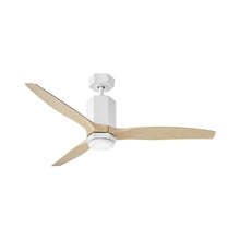 Load image into Gallery viewer, Facet LED Ceiling Fan in Matte White (52-Inch).
