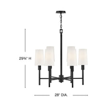 Load image into Gallery viewer, Fenwick Chandelier - line drawing.
