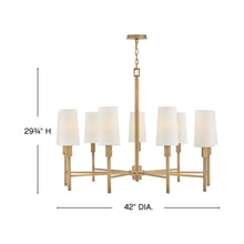Load image into Gallery viewer, Fenwick Chandelier - line drawing.
