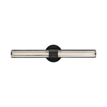 Load image into Gallery viewer, Georgette LED Bath Vanity Light in Black.
