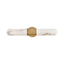 Load image into Gallery viewer, Ibiza LED Bath Vanity Light in Heritage Brass (Large).
