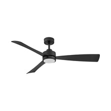Load image into Gallery viewer, Iver LED Smart Ceiling Fan in Matte Black.
