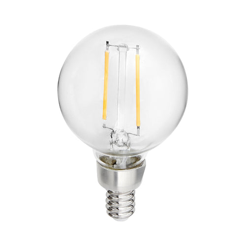 Lumiglo 120V 2W Candelabra Base LED Bulb.