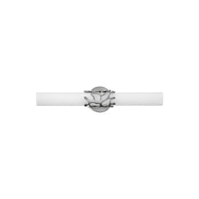 Load image into Gallery viewer, Lyra LED Bath Vanity Light in Brushed Nickel (Medium).
