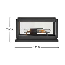 Load image into Gallery viewer, Max Outdoor Post Light - line drawing.
