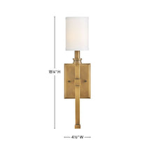 Load image into Gallery viewer, Moore Wall Light - line drawing.
