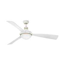 Load image into Gallery viewer, Oliver LED Ceiling Fan in Matte White (62-Inch).
