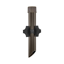 Load image into Gallery viewer, Outdoor Power Post in Matte Bronze.
