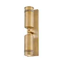 Load image into Gallery viewer, Pratt Outdoor Wall Light in Heritage Brass (Medium).
