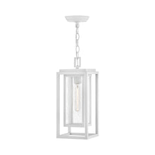 Load image into Gallery viewer, Republic Outdoor Pendant Light in Textured White (Bulb Not Included).
