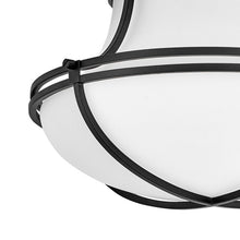 Load image into Gallery viewer, Saddler Flush Mount Ceiling Light in Detail.
