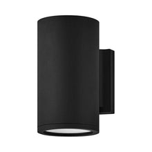 Load image into Gallery viewer, Silo Outdoor Wall Light in Black (Small).
