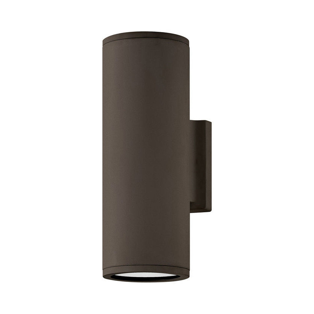 Silo Outdoor Up/Down Wall Light in Architectural Bronze (Small).