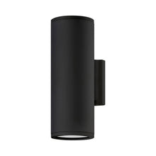 Load image into Gallery viewer, Silo Outdoor Up/Down Wall Light in Black (Small).
