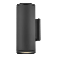 Load image into Gallery viewer, Silo Outdoor Up/Down Wall Light in Black (Large).
