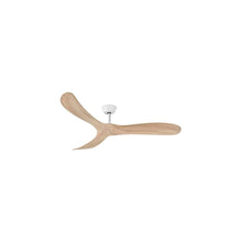 Load image into Gallery viewer, Swell Ceiling Fan in Matte White/Natural (60-Inch).
