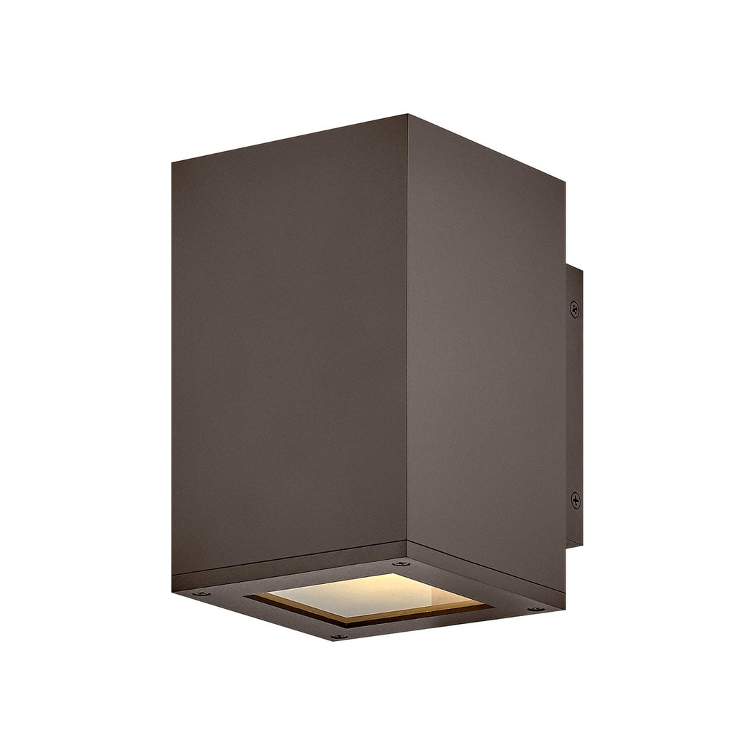 Tetra Outdoor Wall Light in Architectural Bronze (1-Light).