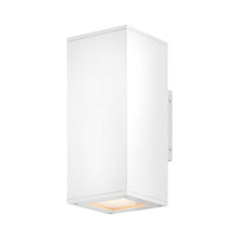Load image into Gallery viewer, Tetra Outdoor Wall Light in Textured White (2-Light).
