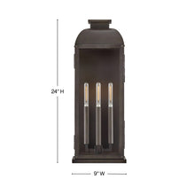 Load image into Gallery viewer, Tiverton Outdoor Wall Light - line drawing.

