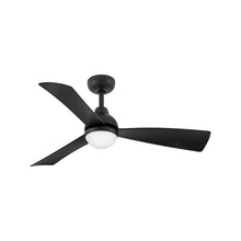 Load image into Gallery viewer, Una LED Ceiling Fan in Matte Black (44-Inch).
