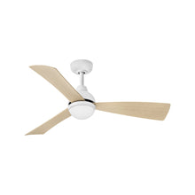 Load image into Gallery viewer, Una LED Ceiling Fan in Matte White (44-Inch).
