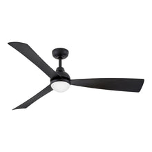 Load image into Gallery viewer, Una LED Ceiling Fan in Matte Black (56-Inch).
