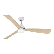 Load image into Gallery viewer, Una LED Ceiling Fan in Matte White (56-Inch).
