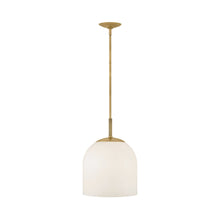 Load image into Gallery viewer, Willa Pendant Light in Heritage Brass.
