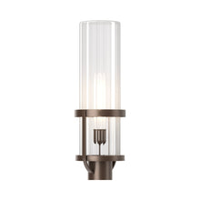 Load image into Gallery viewer, Alcove Outdoor Post Light in Coastal Bronze (Clear Glass).

