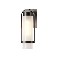 Load image into Gallery viewer, Alcove Outdoor Wall Light in Oil Rubbed Bronze/Frosted Glass (Small).
