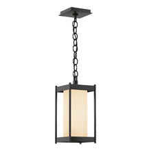 Load image into Gallery viewer, Cela Outdoor Lantern in Coastal Bronze (Clear Glass/Medium).
