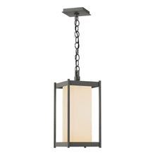Load image into Gallery viewer, Cela Outdoor Lantern in Coastal Bronze (Opal Glass/Medium).
