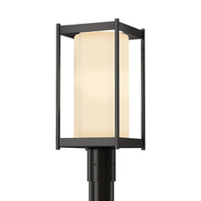 Load image into Gallery viewer, Cela Outdoor Post Light in Oil Rubbed Bronze (Opal Glass).
