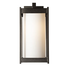 Load image into Gallery viewer, Cela Outdoor Wall Light in Oil Rubbed Bronze (Opal Glass/Medium).
